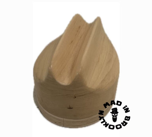 Wooden Hat block cattlemen/ open road / cowboy hat making /millinery