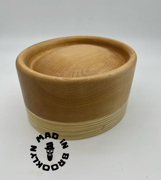 Wooden Hat block gaucho / pork pie. , fedora hat making /millinery