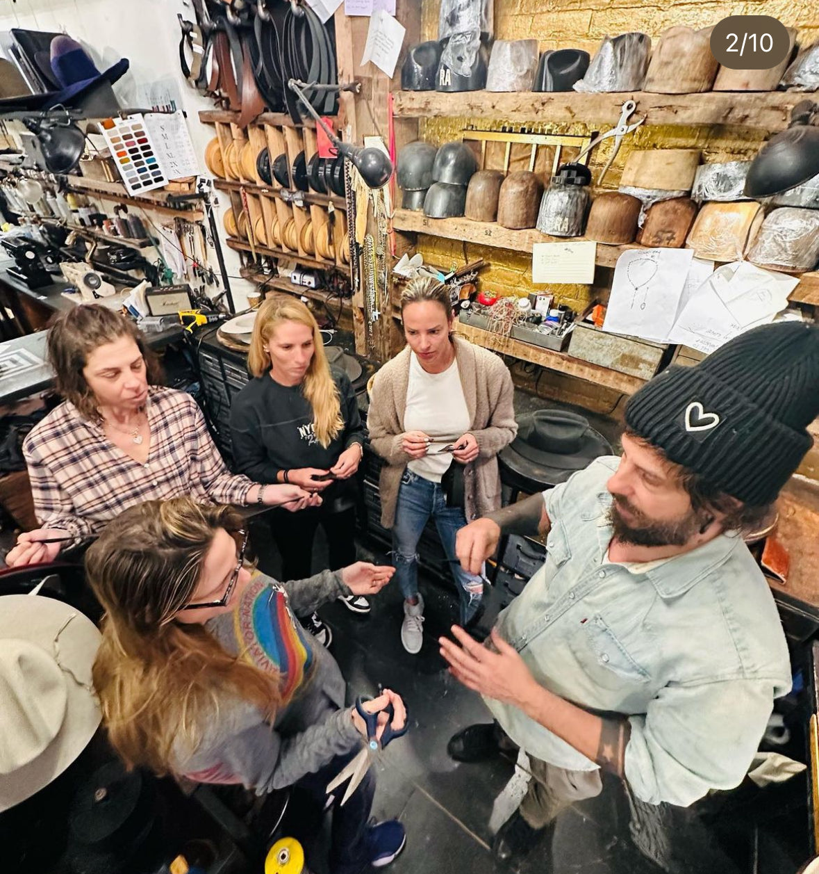 Group class / team building hat making experience