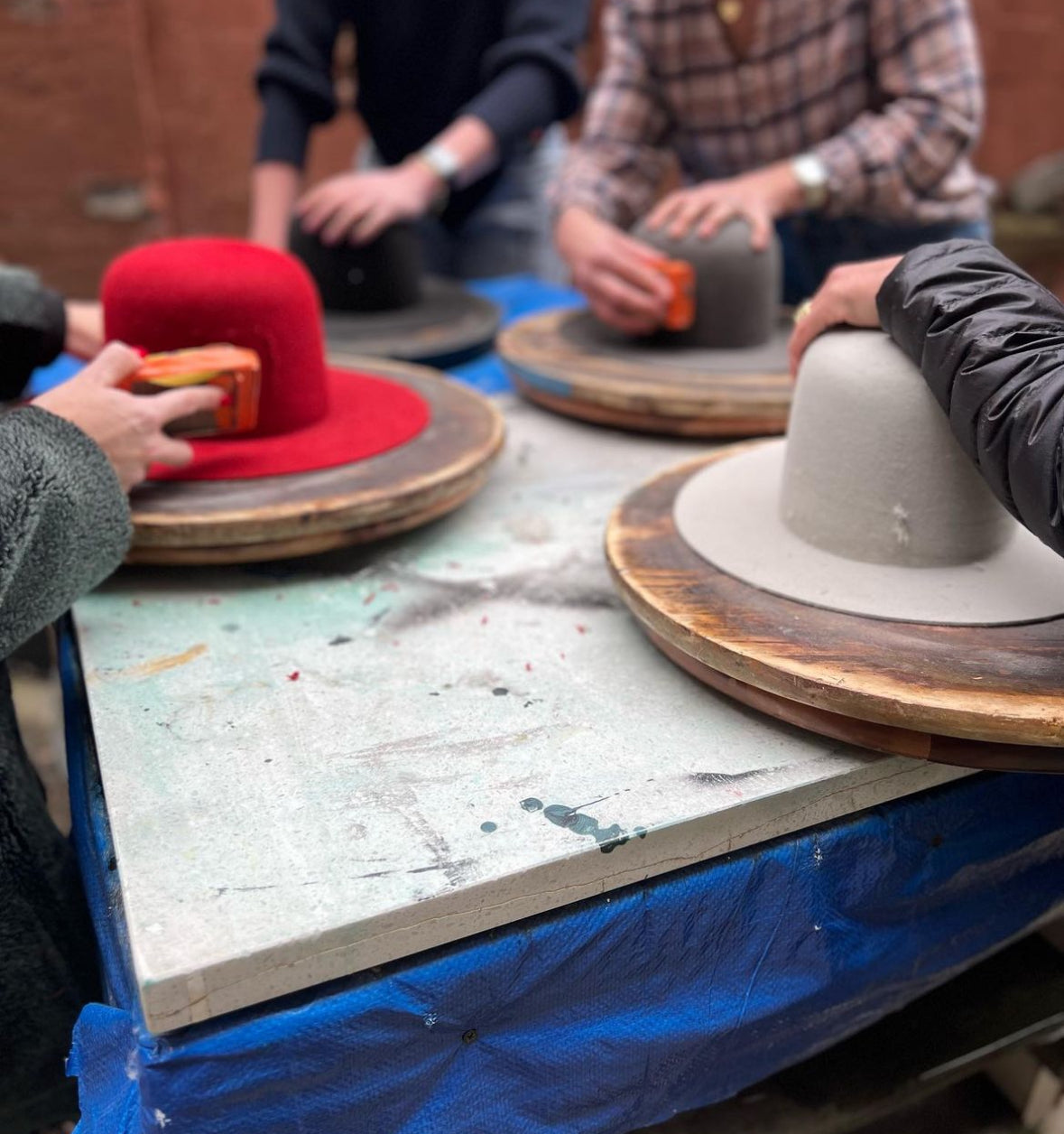 Group class / team building hat making experience