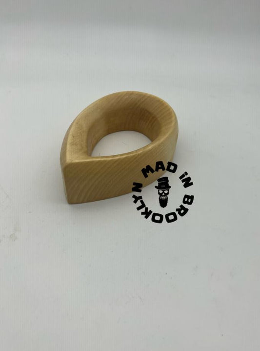 Hand shaping teardrop/ fedora wooden tool