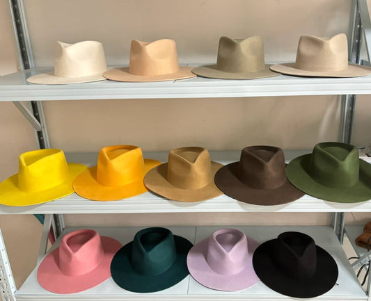 Fedora hats ( iris hats) 50 % deposit