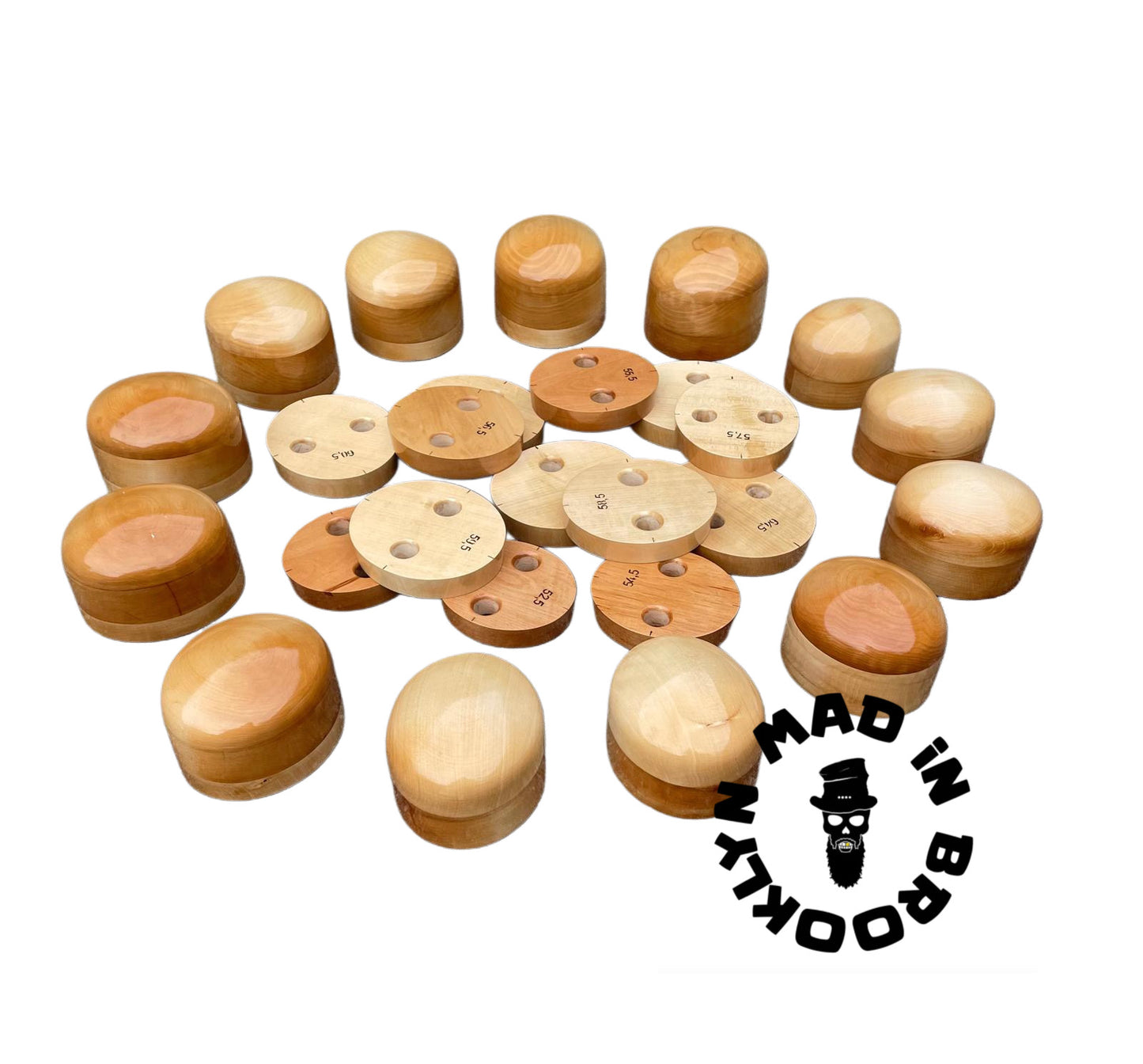 open crown block bundle. 11 sizes set (54 cm  to 64 cm )