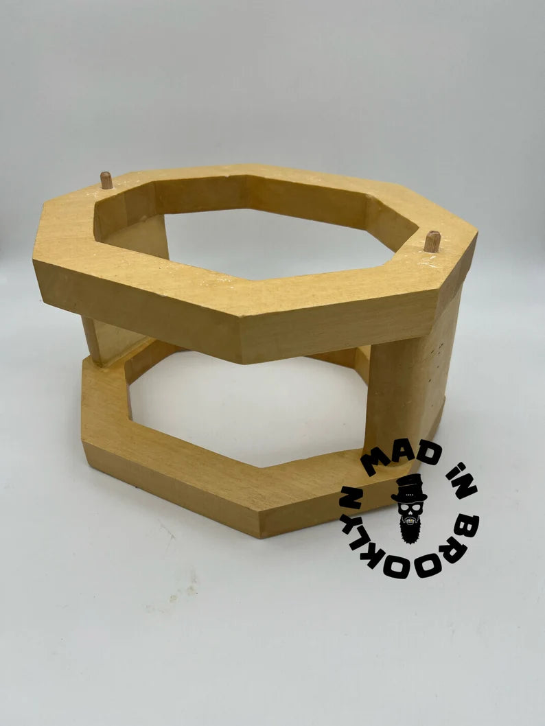 Wooden Flange, brim block leg stands