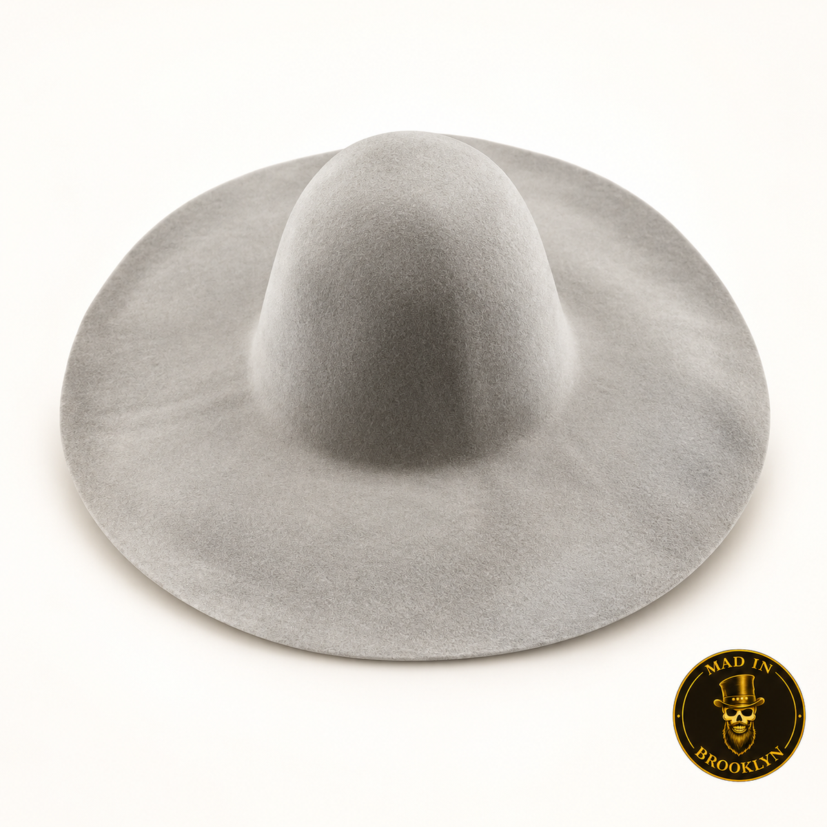 Silver Belly western-weight felt capeline for professional hat making